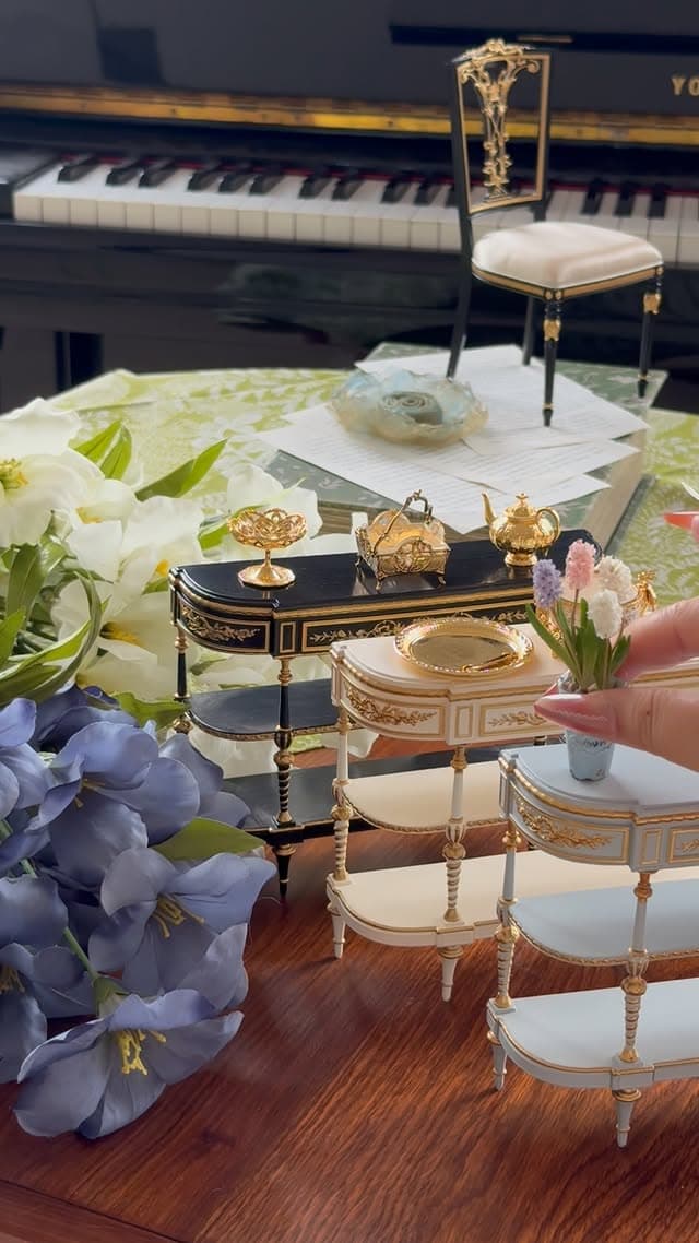 Gilded Shelves for Gilded Dreams